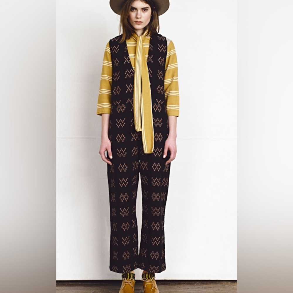 Ace & Jig sampler hot cross jumpsuit